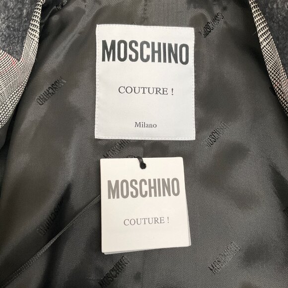 Moschino Couture Black Shirting Double Breasted Dress - Picture 4 of 4